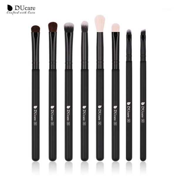

ducare 8 pieces eye shadow brushes nature hair makeup blending eyebrow brush professional eyeshadow brush1