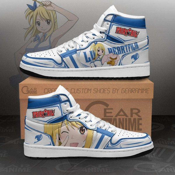 

customization lucy heartfilia sneakers fairy tail anime shoes