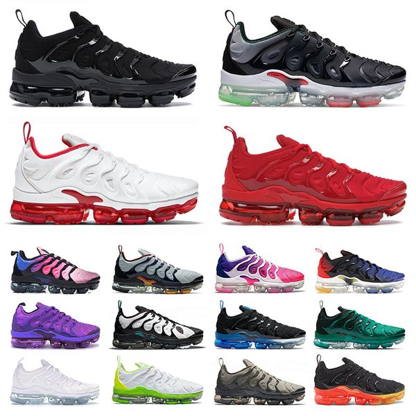 

tn plus running shoes for men big size us 13 all black white atlanta purple sports dark stucco triple red sneakers mens womens trainers eur