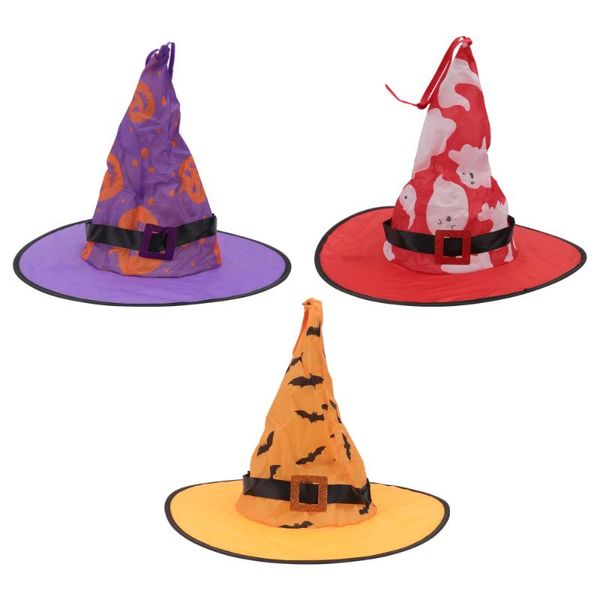 

party hats 3pcs decorative witch pendants for decor hanging