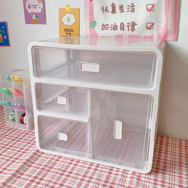 

storage boxes & bins box makeup brush pen jewelry plastic washable cosmetics grid organizer holder for bathroom bedroom office