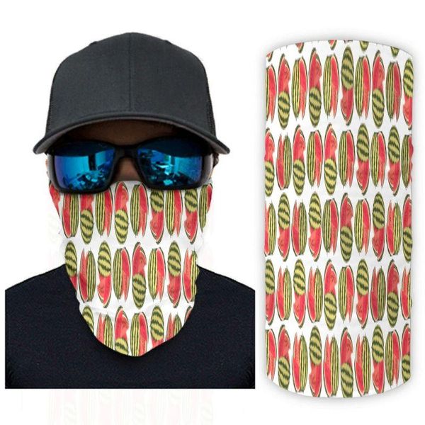 

watermelon 12 in 1 uv resistence head wraps magic wide wicking headbands for summer cycling hiking fishing women men caps & masks, Black