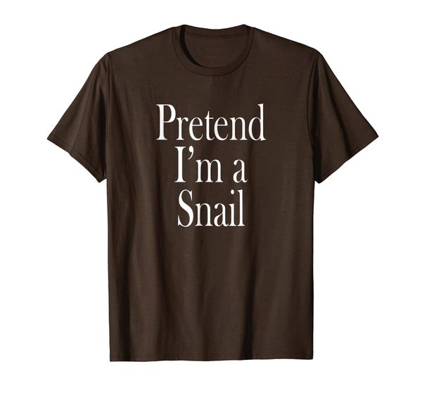 

snail costume shirt for the last minute party, White;black