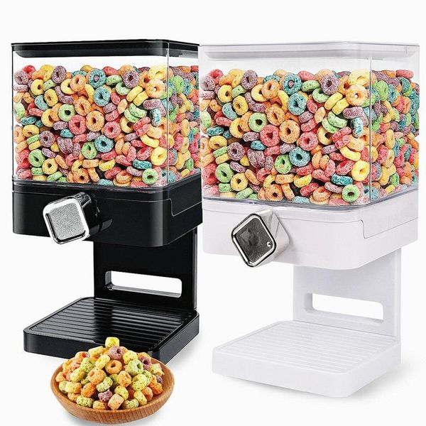 

storage bottles & jars square single cup oatmeal cereal machine dispenser
