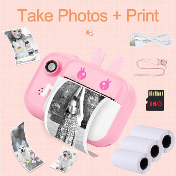 

children camera for kids instant digital video po toys girl boy birthday gifts #r50 printers