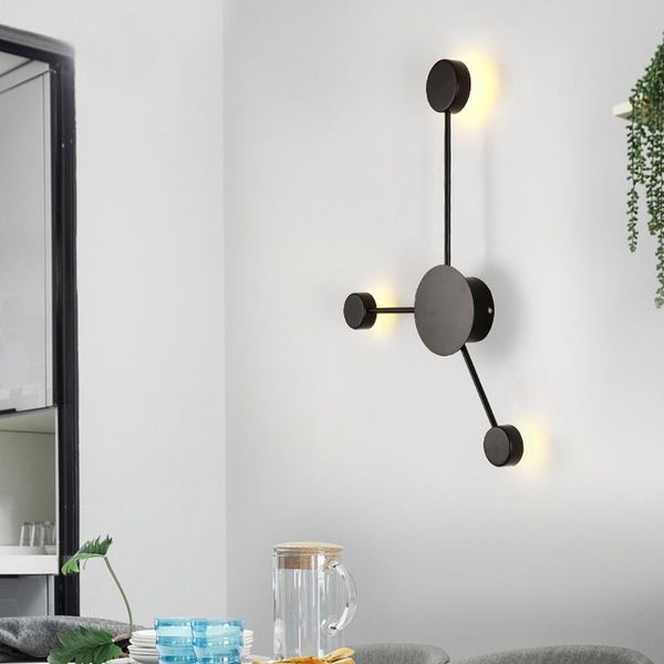 

wall lamp minimalism led modern decor living room lamps bedroom bedside creative aisle el exhibition hall corridor lighting