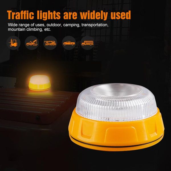 

emergency lights v16 led strobe light magnetic base roadside traffic safety warning car beacon lamps for outdoor camping