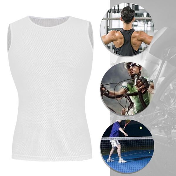 

racing jackets summer cycling underwear mesh vests base layer clothing breathable jerseys men bicycle sports undershirt sleeveless, Black;red