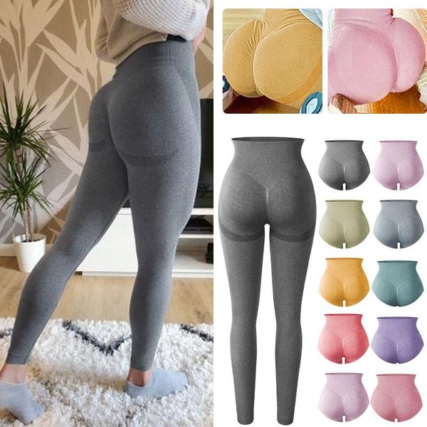 Damen-Leggings, Damen-Fitness-Booty-Push-Up-Sport-Leggings, Scrunch-BuLifting-Leggins, Joggen, Laufen, Workout-Hose, Schlankheitshöschen