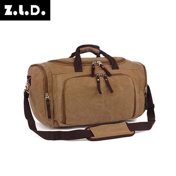 

duffel bags vintage canvas large capacity simple men travel women luggage duffle bag maletas de viaje sac voyage