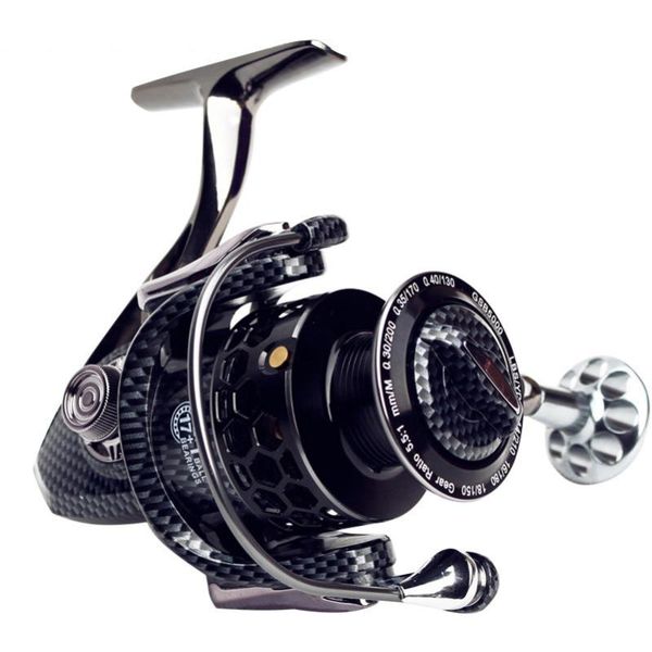 

baitcasting reels yuyu full metal fishing reel 17+1bb serie 3000 5000 7000 spinning with spare spool pesca