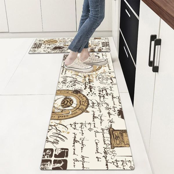 

1pcs home kitchen ntrance door mat washable non-slip floor bedroom living room bedside water-proof carpet for carpets