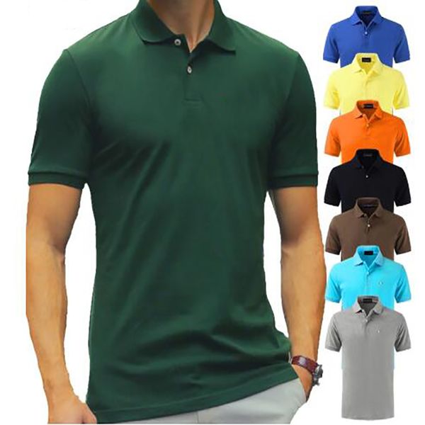 

woman clothes summer brand & tees mens polo shirts short sleeve casual shirt male fashion homme embroidered logo, White;black