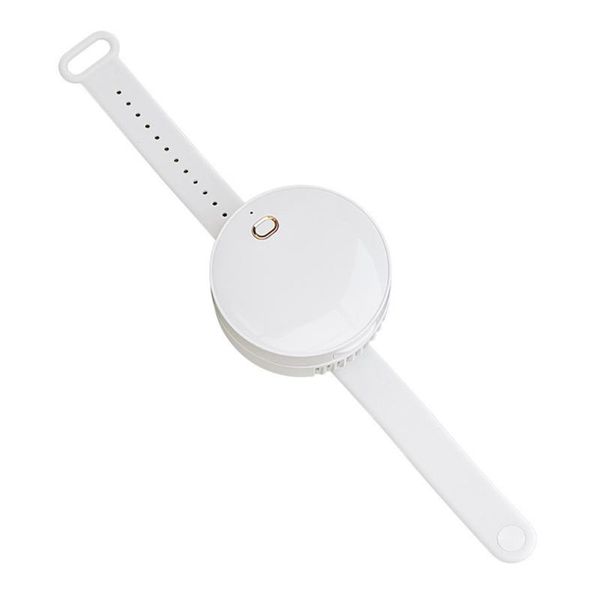 

electric fans portable wrist fan mirror leafless usb rechargeable 3 speed adjustable air cooler handheld personal cooling for travel