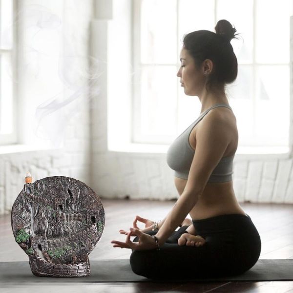 

backflow incense cone burner novel holder reflux has rich aroma fragrance lamps