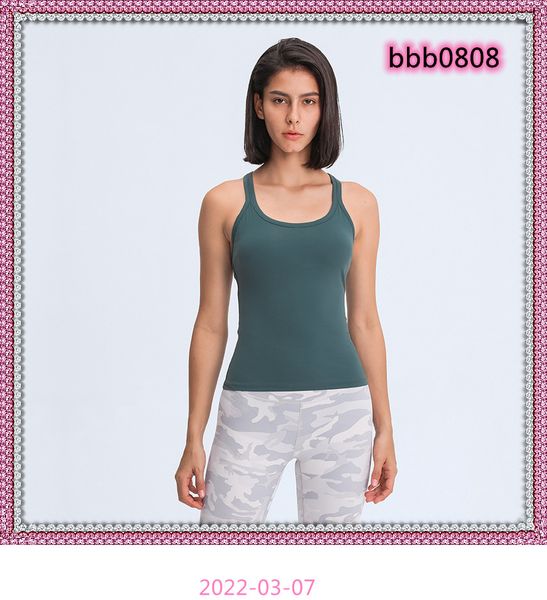 

sleeveless yoga vest t-shirt lu-129 solid colors women fashion outdoor yoga tanks sports running gym clothes, White;red
