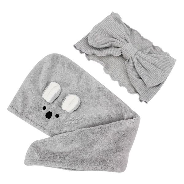 

shower caps fast drying hair wrap with headband