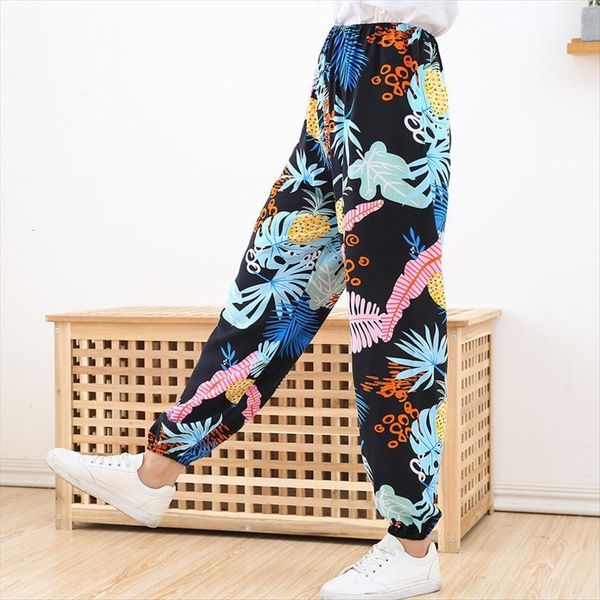 

kids girls boys mosquito proof pants summer lantern colorful harlan trousers size 2 4 5 7t 8 year children clothing, Blue