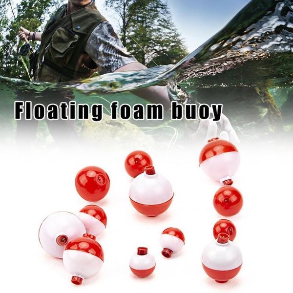 

fishing accessories 12 pieces/sets of plastic fish floats 4 types combination foam float floating buoys long-range y0d6
