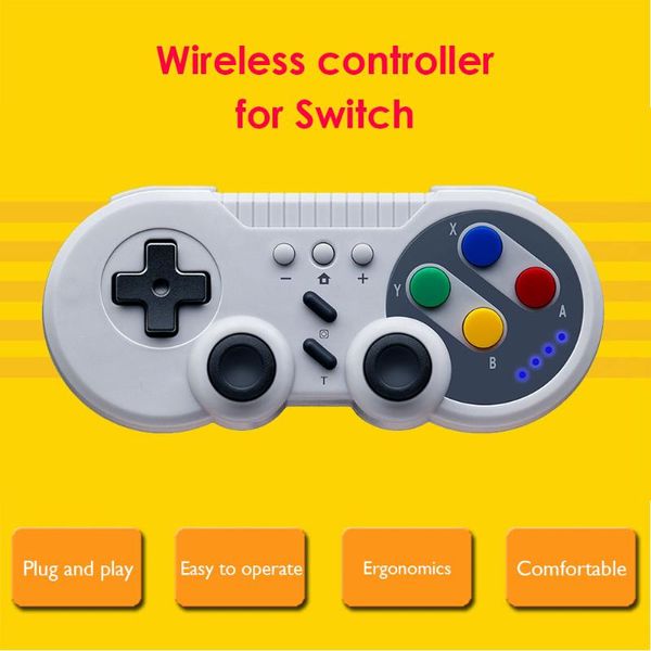 

game controllers & joysticks est wireless ns controller for switch pc machine with dual motor vibration turbo