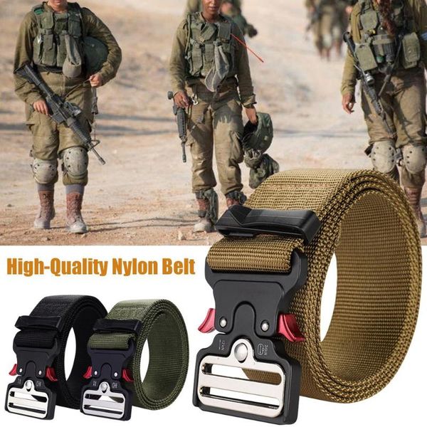 

strategic rigging safety nylon belt with v - ring heavy duty quick release buckle webbing waist high-quality /ffy/ support, Black;gray