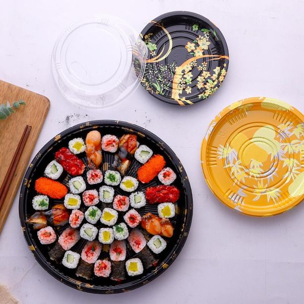 

disposable packaging salmon sashimi takeout take out containers