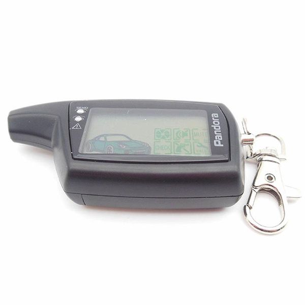 

russian version dxl3000 remote for pandora lcd two way car alarm system anti-lost