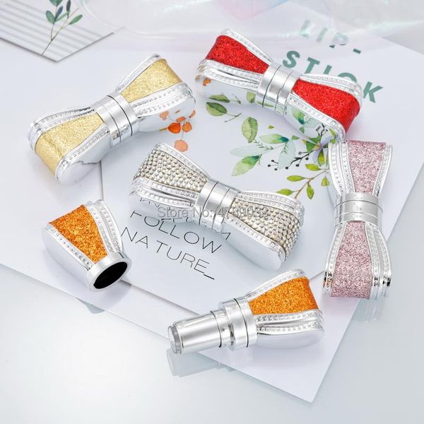 

storage bottles & jars 10/30pcs bowknot lipstick tube 12.1mm diy lip tubes empty cosmetic beauty rouge refillable bottle container