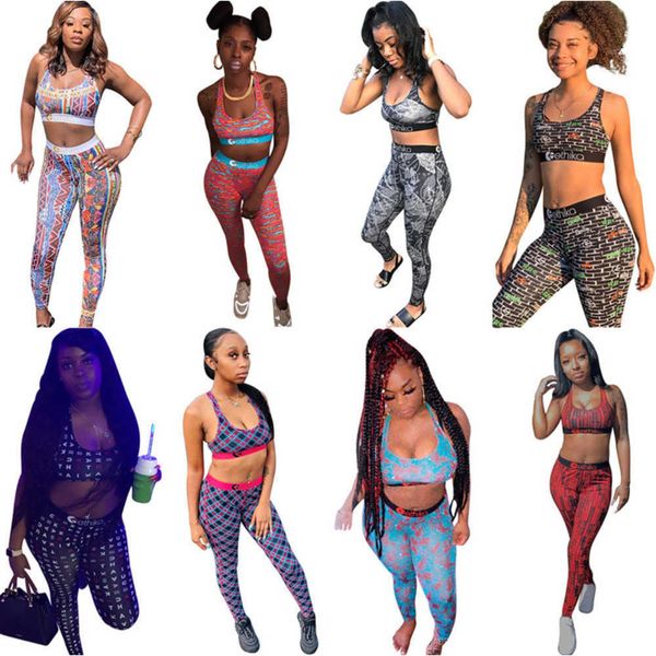 

women two pieces pants designer slim ethika tracksuits printing bra pants swimwear summer leisure suits various bikini suits swimsuits, White