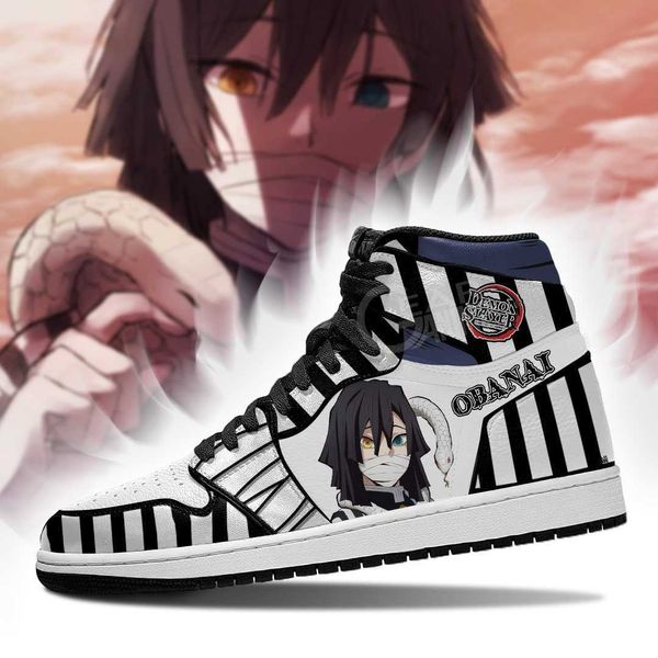 

obanai demon slayer iguro sneakers snake hashira anime sneakersjtcp