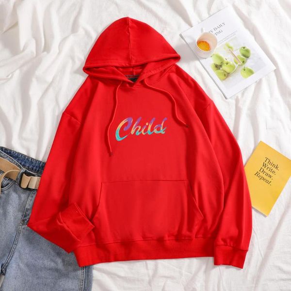 

women's hoodies & sweatshirts autumn thin women clothing print letter harajuku hoodie sweatshirt fashion long sleeve lady hooded pullov, Black