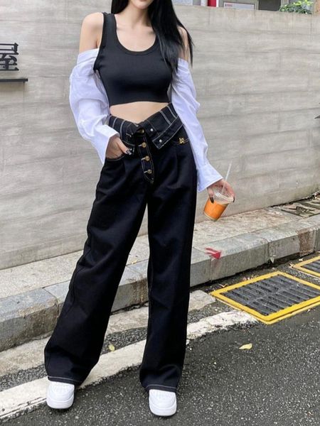 

women's jeans 314508 women spring pants comfortable casual washed denim straight autumn, Blue