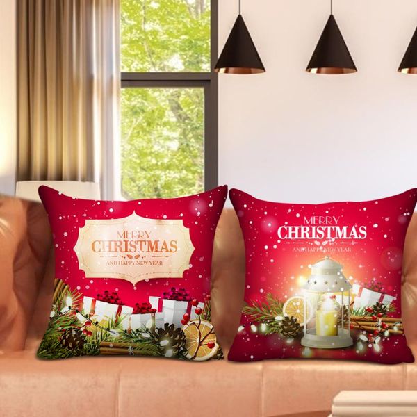 

cushion/decorative pillow nanacoba merry christmas cushion cover happy year covers for home sofa chair decorative plush pillows cases xmas g