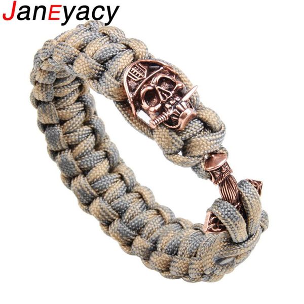 

link, chain men's outdoor women's pulsera multifunction accessories, Black