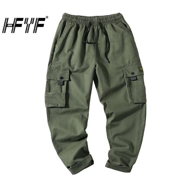 

men's pants 2021 casual overalls loose straight leggings feet sports harem men, Black