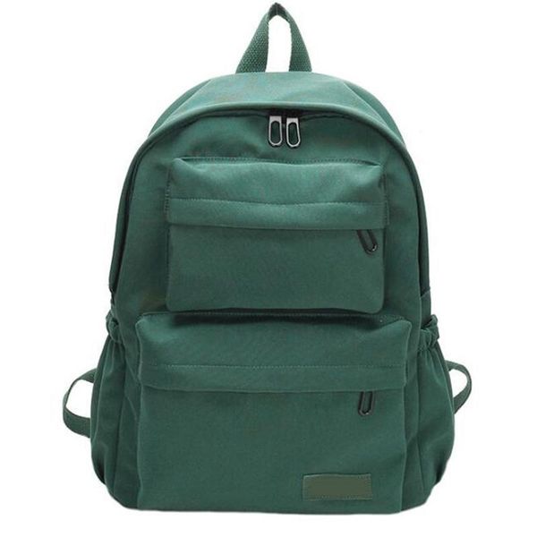 

backpack wild large capacity waterproof cloth travel nylon multi pocket green