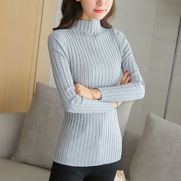 

women's sweaters female sweater with extensible knitted collar, korean for women, spring summer 22xj, White;black