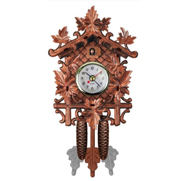 

wall clocks german black forest style 3d wooden clock handcrafted wood mini cuckoo living room bedroom home decoration
