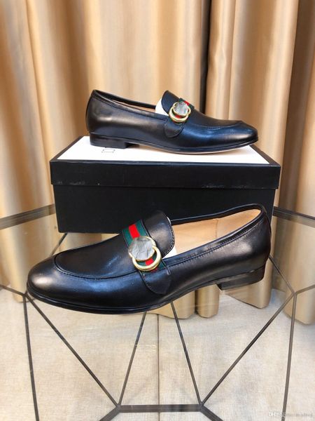 

luxury formal shoes business oxford leather shoes men breathable rubber designer dress shoe male office wedding flats mocassin homme 45, Black