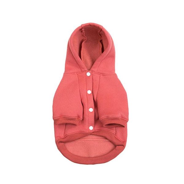 

dog apparel clothes winter warm pet clothing hoodies solid color hoodie puppy cotton simple costume s-xxl