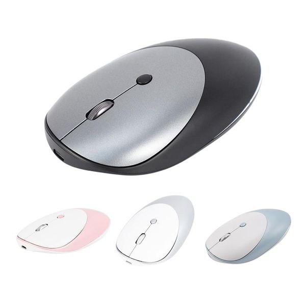 

mice bluetooth 5.0 + 3.0 2.4g wireless mouse aluminum alloy charging ultra-thin three-mode mute for pc laptop