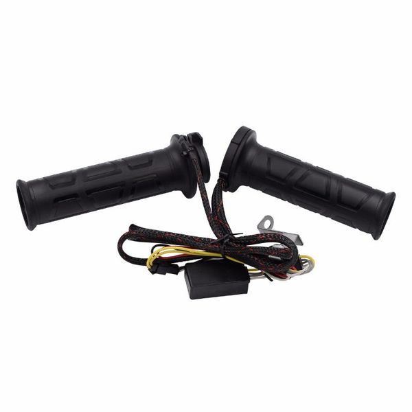 

handlebars 1 pair motorcycle handlebar heating handle electric heated grips 22mm motocross atv scooter hand warmer