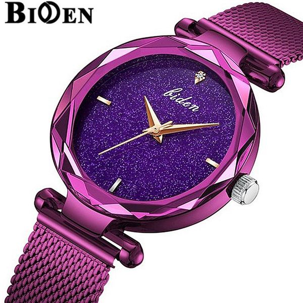 

wristwatches woman relojes biden ladies japanese quartz wrist watch fashion mesh stainless steel clock women dress analog lady, Slivery;brown
