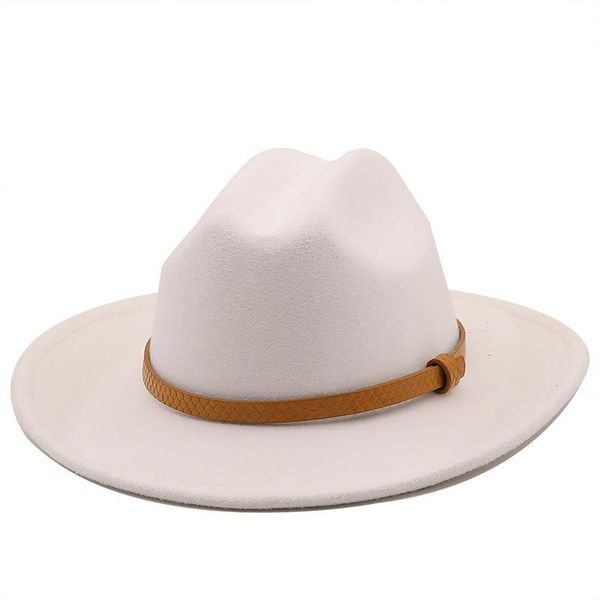 

wide brim hats wool felt fedoras simple hat panama solid winter for men women sombreros fedora blend jazz cap, Blue;gray