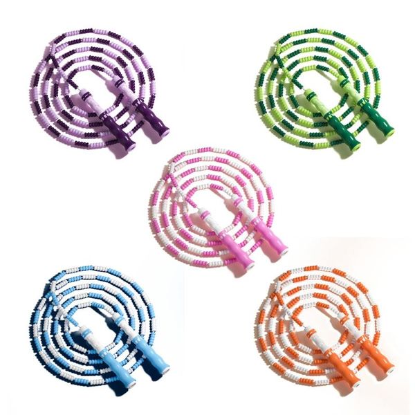 

jump ropes beaded rope tan-gle-with ball bearings rapid adjustable skipping