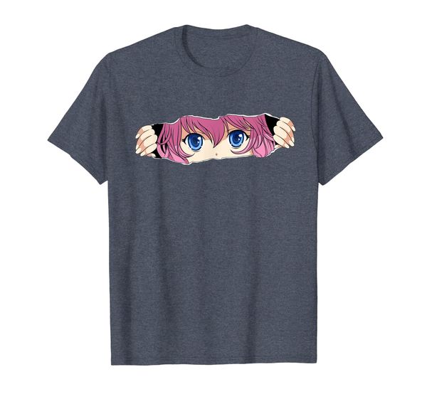 

cool anime eyes anime lover gift print graphic novel t-shirt, White;black