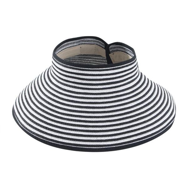 

wide brim hats women's rollable beach hat drafting outdoor sports fashion conciseness sun cap fishing femme sombrero #p, Blue;gray