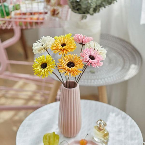 

decorative flowers & wreaths dried flower bunch real plant handmade-dry artificial daisy party decoration home decor wedding table centerpie