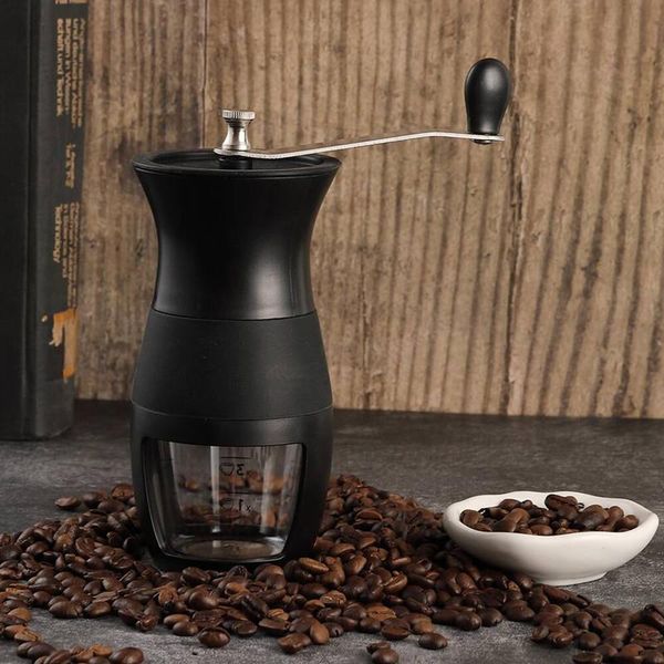 

manual coffee grinders 2021 hand-cranked machine grinder portable milling coffeeware cocina