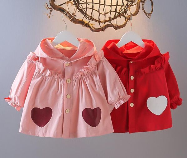 

jackets baby jacket infant girl coat spring fall hoodie windbreaker for kids 1-3t, Blue;gray